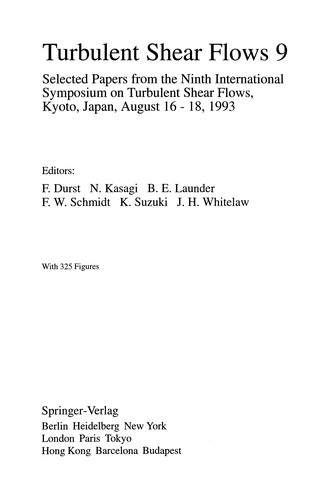 Cover for Turbulent Shear Flows 9