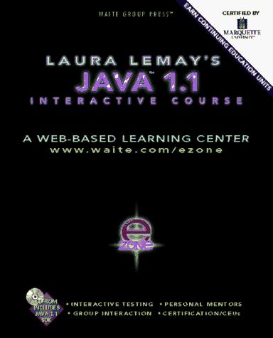Cover for Laura Lemay's Java 1.1 interactive course