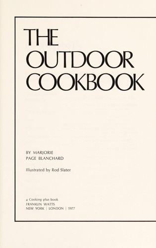 Cover for The outdoor cookbook