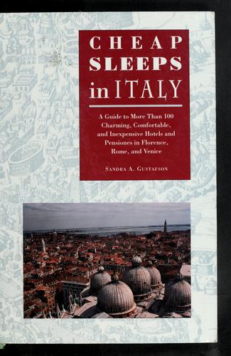 Cover for Cheap sleeps in Italy