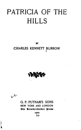 Cover for Patricia of the Hills: A Novel