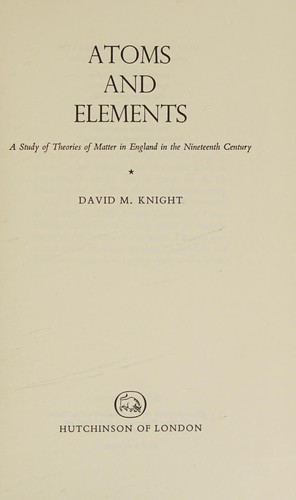 Cover for Atoms and elements