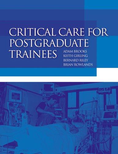 Cover for Critical Care for Postgraduate Trainees (Hodder Arnold Publication)