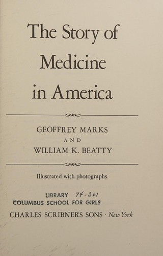 Cover for The story of medicine in America