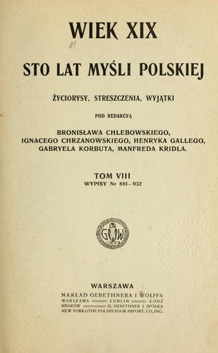 Cover for Wiek XIX