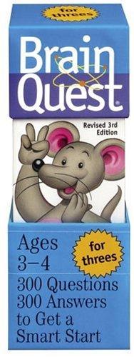 Cover for Brain Quest for Threes (Brain Quest)