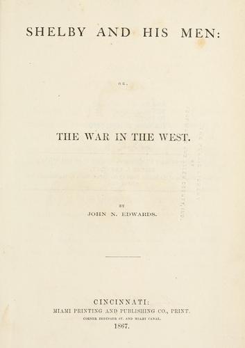 Cover for Shelby and his men