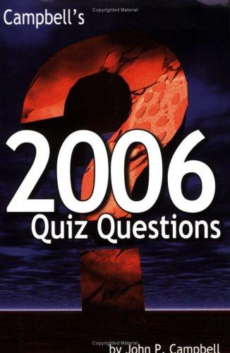Cover for Campbell's 2006 Quiz Questions
