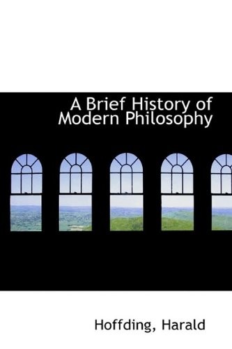 Cover for A Brief History of Modern Philosophy