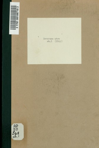 Cover for Severnoe utro