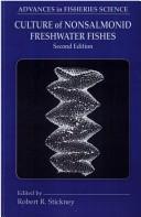 Cover for Culture of Nonsalmonid Freshwater Fishes