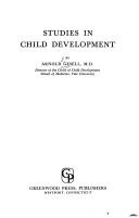 Cover for Studies in Child Development