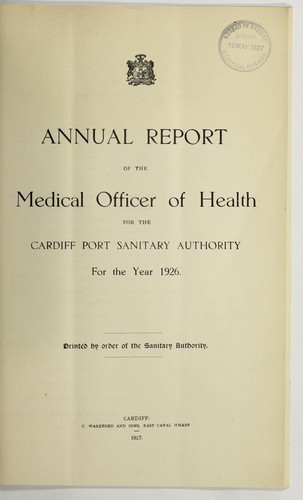 Cover for [Report 1926]