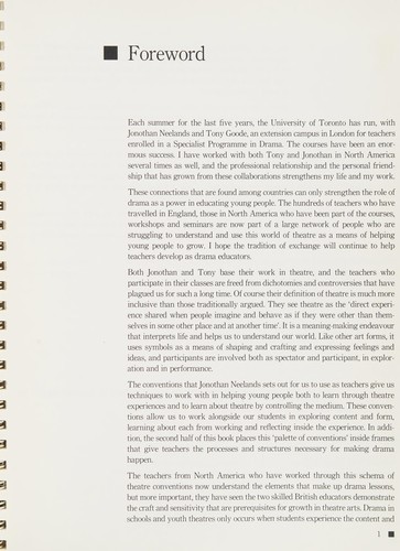 Cover for Structuring Drama Work
