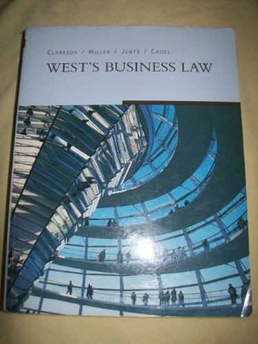 Cover for West's Business Law