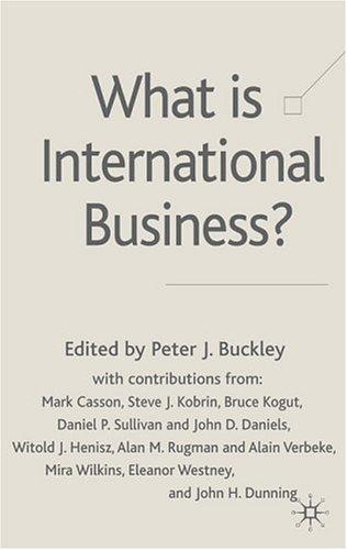 Cover for What Is International Business?