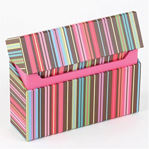 Cover for Chocolate Stripes Note Cards