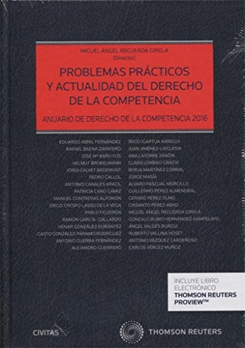 Cover for Problemas prácticos y actualidad del Derecho de la Competencia