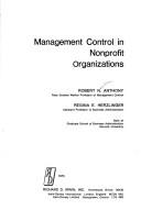 Cover for Management control in nonprofit organizations