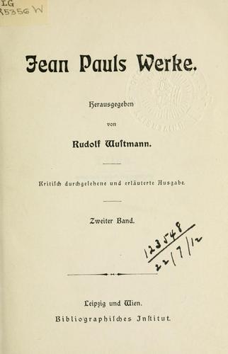 Cover for Werke