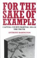 Cover for For the sake of example