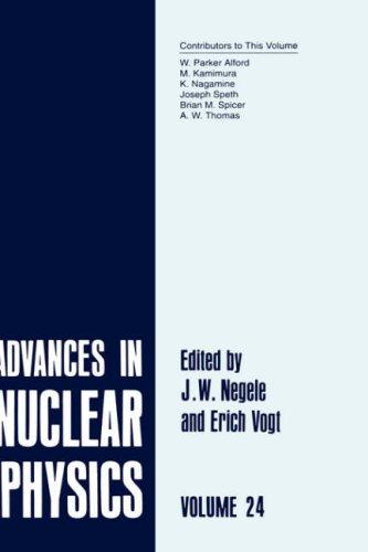 Cover for Advances in Nuclear Physics