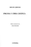 Cover for Prosa y obra gráfica