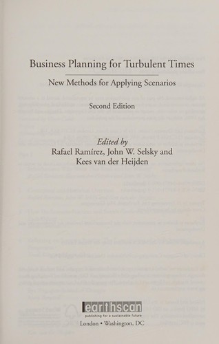 Cover for Business planning for turbulent times