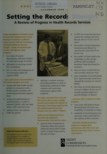 Cover for Setting the Records Straight