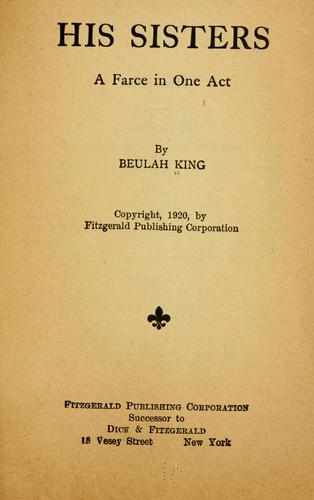 Cover for His sisters