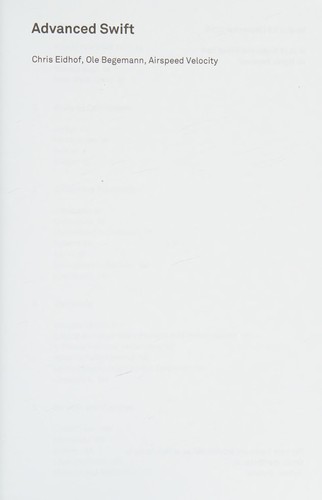 Cover for Advanced Swift