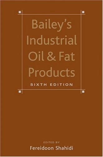 Cover for Bailey's Industrial Oil and Fat Products