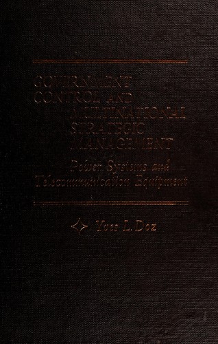 Cover for Government control and multinational strategic management