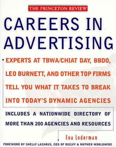 Cover for Careers in advertising