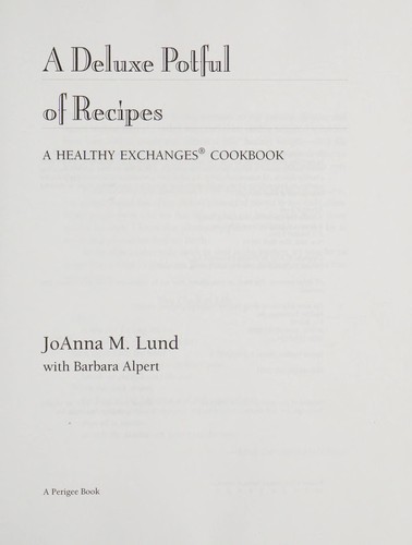 Cover for Deluxe potful of recipes