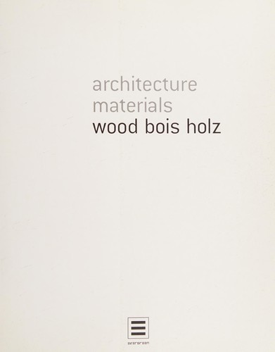 Cover for Architecture Materials Wood