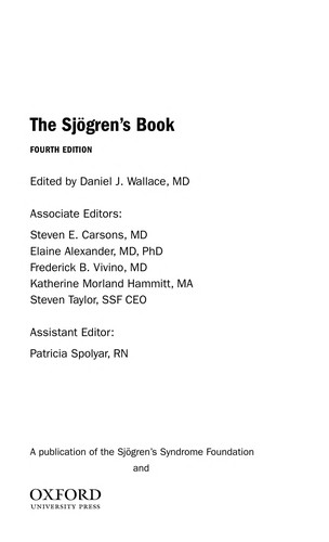Cover for The Sjogren's book