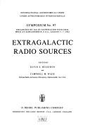Cover for Extragalactic radio sources