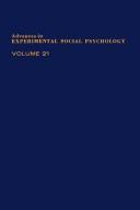 Cover for Advances in Experimental Social Psychology: Social Psychological Studies of the Self 