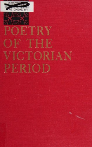 Cover for Poetry Of The Victorian Period