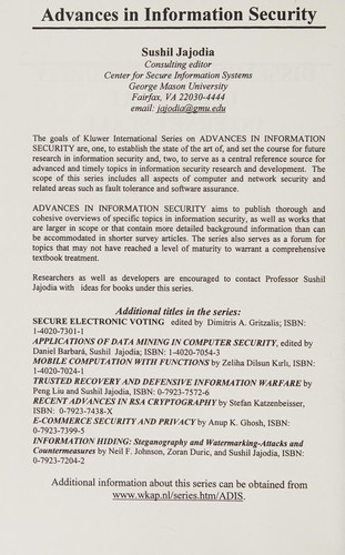 Cover for Disseminating security updates at Internet scale