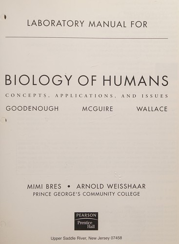 Cover for Laboratory Manual