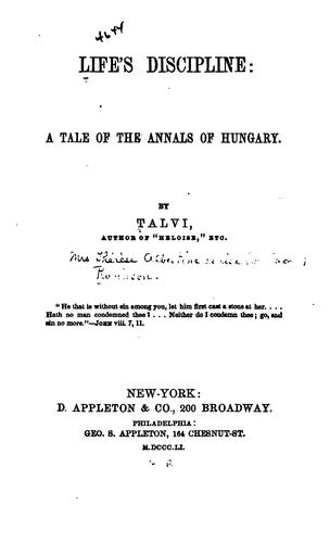 Cover for Life's discipline