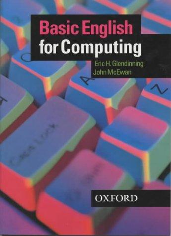 Cover for Basic English for Computing