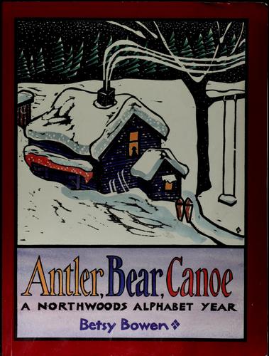 Cover for Antler, bear, canoe