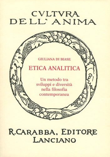 Cover for Etica Analitica