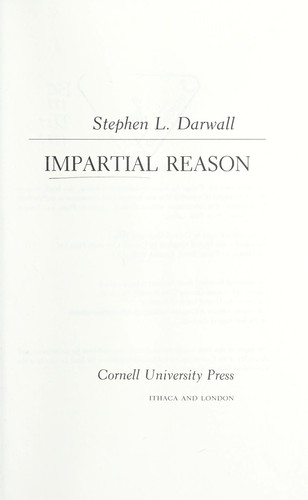 Cover for Impartial reason