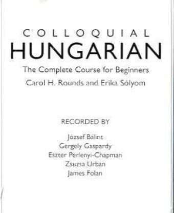 Cover for Colloquial Hungarian