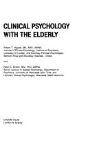 Cover for Clinical psychology with the elderly