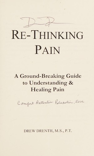Cover for Re-thinking pain